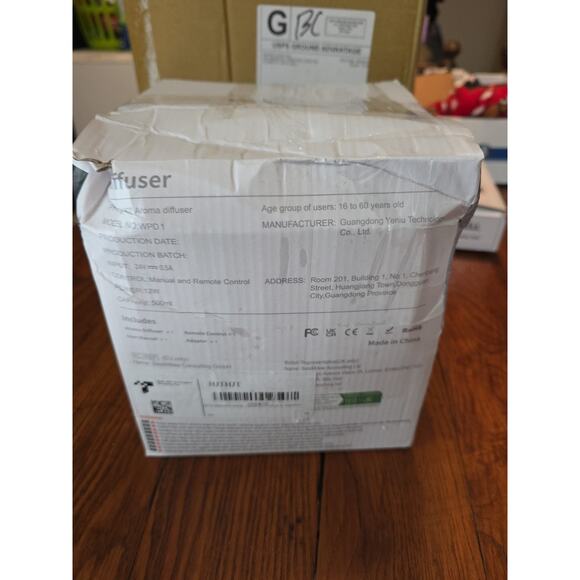 HJTHJT 500ML Essential Oil Diffuser: Aroma Diffuser with Remote Control - Picture 3 of 8